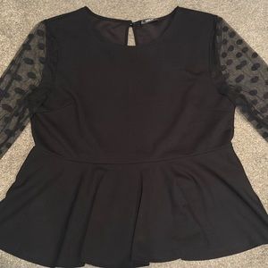 Shein Peplum Blouse